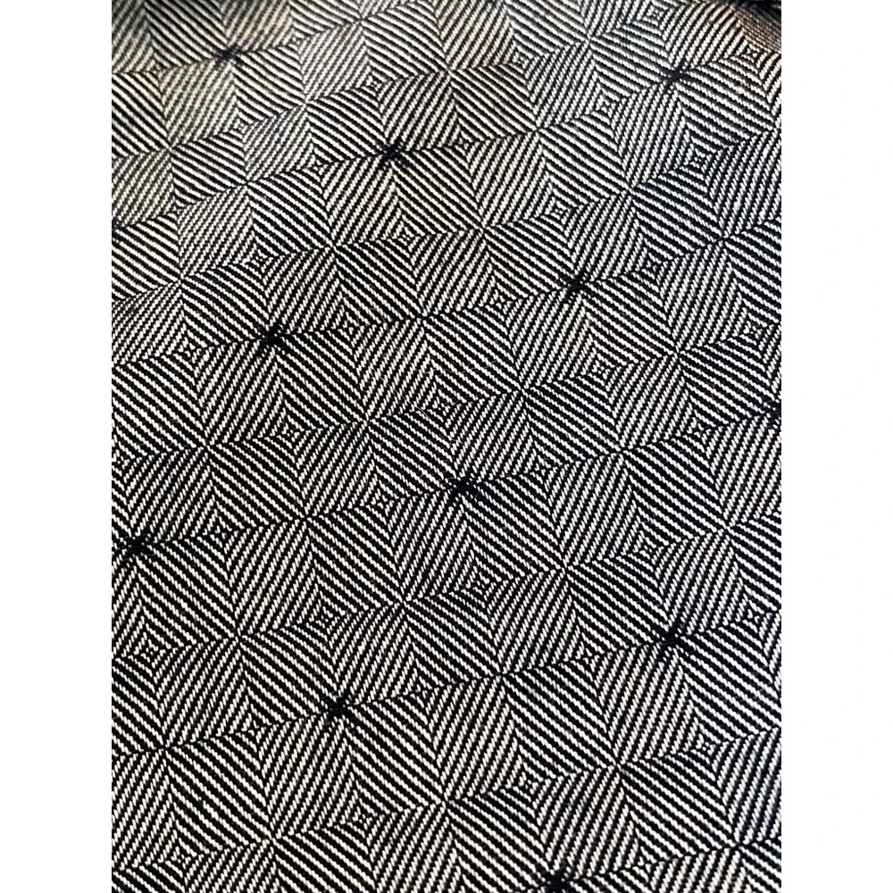 Banana Republic L Dress Shirt Athletic Fit Wrinkle Resistant‎ Gray Black Woven